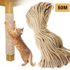 Sisal Rope Natural Twine Cord Thick Jute Hemp Manila  Crafting Home Decor – 50m x 10mm