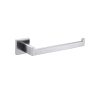 Square Hand Towel Holder Ring Wall Mounted Modern Towel Bar Bathroom Kitchen – Silver