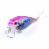 4x 5.5cm Popper Crank Bait Fishing Lure Lures Surface Tackle Saltwater