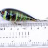 4x 5.5cm Popper Crank Bait Fishing Lure Lures Surface Tackle Saltwater