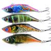 4x 8cm Vib Bait Fishing Lure Lures Hook Tackle Saltwater