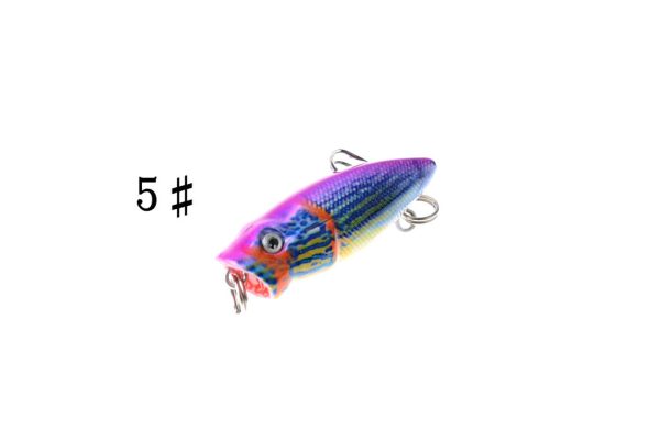 6X 3.5cm Popper Poppers Fishing Lure Lures Surface Tackle Fresh Saltwater