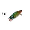 6X 3.5cm Popper Poppers Fishing Lure Lures Surface Tackle Fresh Saltwater