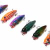 6X 3.5cm Popper Poppers Fishing Lure Lures Surface Tackle Fresh Saltwater