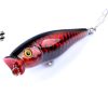 5X 7.5cm Popper Poppers Fishing Lure Lures Surface Tackle Fresh Saltwater