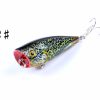 6X 6cm Popper Poppers Fishing Lure Lures Surface Tackle Fresh Saltwater