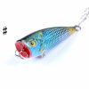 6X 6cm Popper Poppers Fishing Lure Lures Surface Tackle Fresh Saltwater