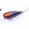 6X 6cm Popper Poppers Fishing Lure Lures Surface Tackle Fresh Saltwater