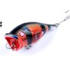 4X 6.5cm Popper Poppers Fishing Lure Lures Surface Tackle Fresh Saltwater