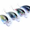 4x 7.5cm Popper Crank Bait Fishing Lure Lures Surface Tackle Saltwater