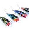 4X 6.8cm Popper Poppers Fishing Lure Lures Surface Tackle Saltwater