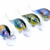 4x 7.5cm Popper Crank Bait Fishing Lure Lures Surface Tackle Saltwater