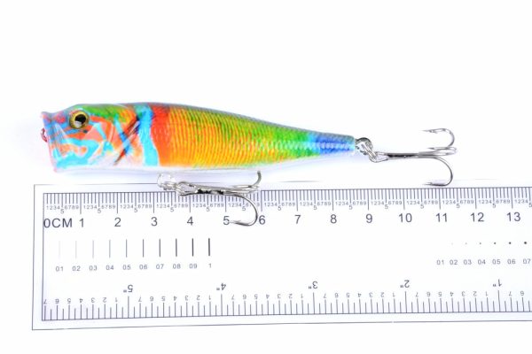 6X 9cm Popper Poppers Fishing Lure Lures Surface Tackle Fresh Saltwater