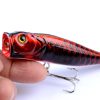 6X 9cm Popper Poppers Fishing Lure Lures Surface Tackle Fresh Saltwater