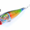 6X 9cm Popper Poppers Fishing Lure Lures Surface Tackle Fresh Saltwater