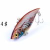 6x 6.5cm Vib Bait Fishing Lure Lures Hook Tackle Saltwater