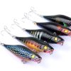 5X 7.5cm Popper Poppers Fishing Lure Lures Surface Tackle Fresh Saltwater