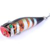 6X 7cm Popper Poppers Fishing Lure Lures Surface Tackle Fresh Saltwater