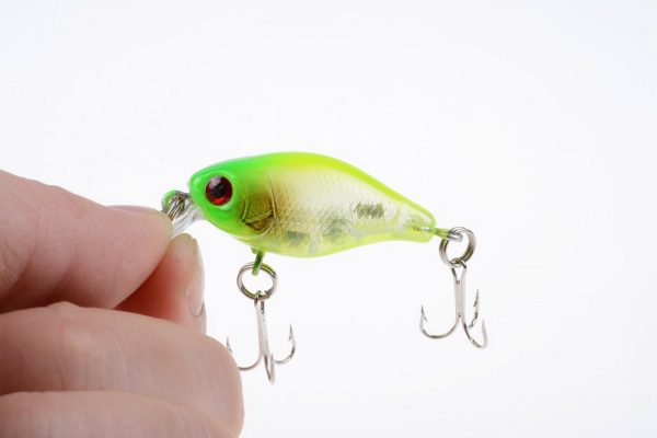 6x 4.5cm Popper Crank Bait Fishing Lure Lures Surface Tackle Saltwater