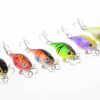 6x 4.5cm Popper Crank Bait Fishing Lure Lures Surface Tackle Saltwater