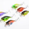 6x 4.5cm Popper Crank Bait Fishing Lure Lures Surface Tackle Saltwater