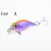 6x 4.5cm Popper Crank Bait Fishing Lure Lures Surface Tackle Saltwater