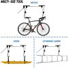 Kayak Bike Hoists Hanger Ladder Ceiling Mount 55 lb Capacity Hooks Pulleys