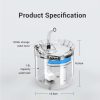 Cat Dog Water Fountain Pet Water Dispenser 1.8L Automatic Drinking Fountain for Cats Kitty Indoor