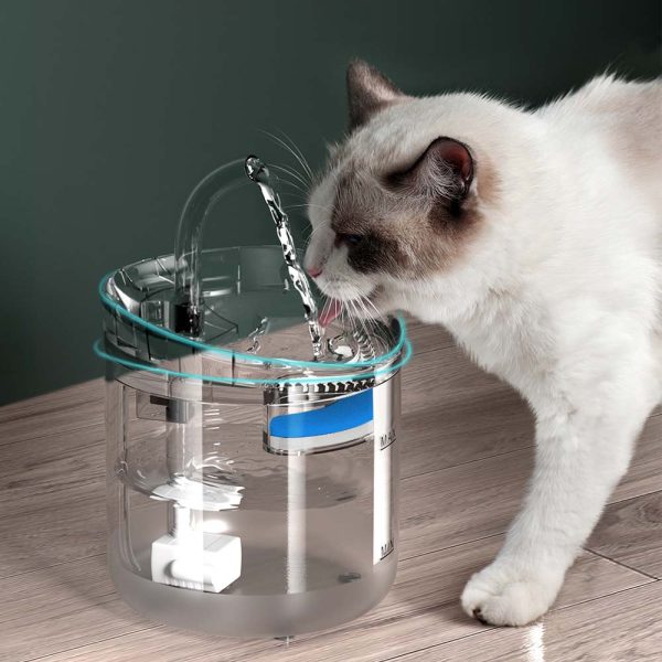 Cat Dog Water Fountain Pet Water Dispenser 1.8L Automatic Drinking Fountain for Cats Kitty Indoor