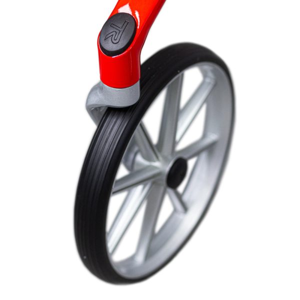 Let’s Fly Mobility Rollator Wheelie Walker – Red