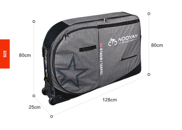 Bike Travel Bag Case Plane Boat Shipping Transport, Fits Cross Country All Mountain Bike, MTB, TT, Road Triathlon Bike 29er 700c