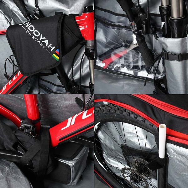 Bike Travel Bag Case Plane Boat Shipping Transport, Fits Cross Country All Mountain Bike, MTB, TT, Road Triathlon Bike 29er 700c