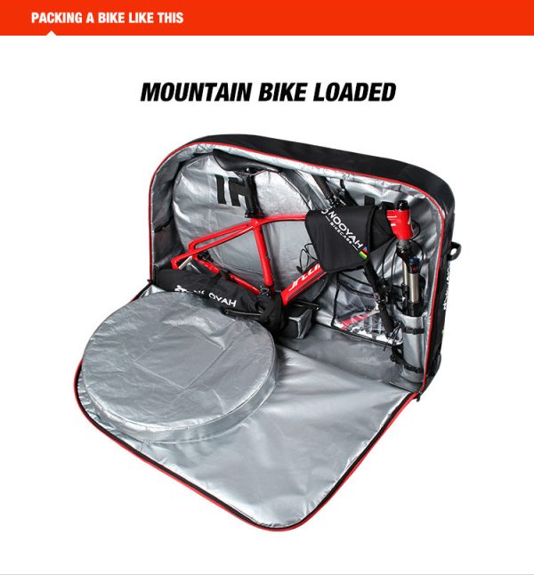 Bike Travel Bag Case Plane Boat Shipping Transport, Fits Cross Country All Mountain Bike, MTB, TT, Road Triathlon Bike 29er 700c