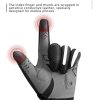 MTB Heated Gloves for Mountain Road Bike Breathable Winter Autumn Cycling Camping Running Outdoor Sport Rockbros – Large