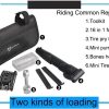 14pcs Bicycle Repair Tool Kit Bag Strap to Frame – ROCKBROS Pump Hex Wrench Patch for Bike Tyre Tools