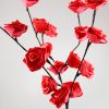 1 Set of 50cm H 20 LED Red Rose Tree Branch Stem Fairy Light Wedding Event Party Function Table Vase Centrepiece Decoration