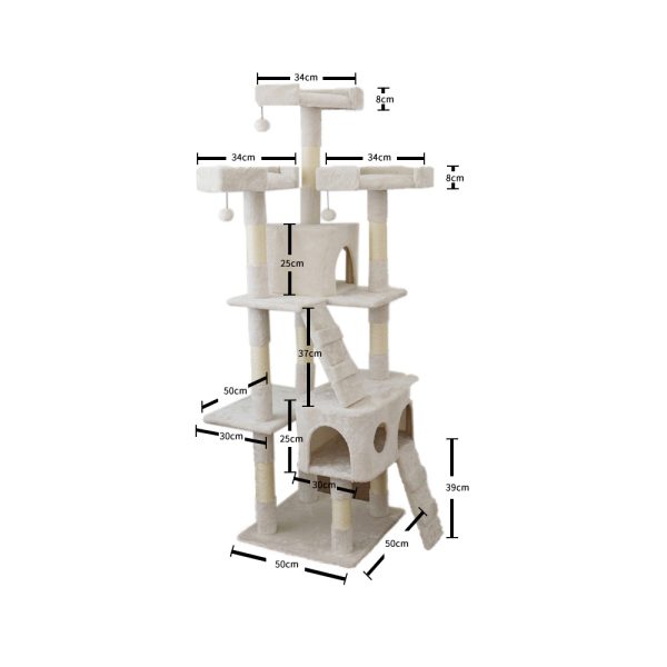 CATIO Tranquility Palace Scratching Post 50x50x171cm