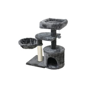 CATIO Chipboard Flannel Cat Scratching Tower – Cubby