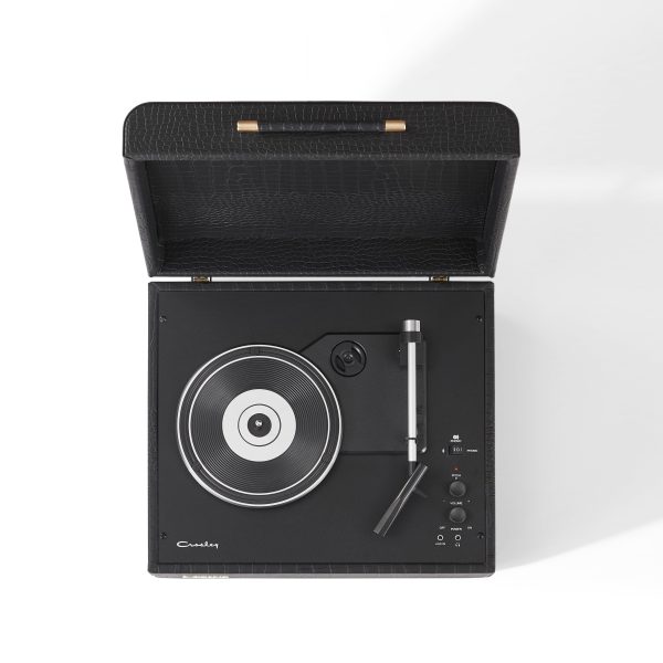 Crosley Mercury Turntable – Black, With Bluetooth Speakers