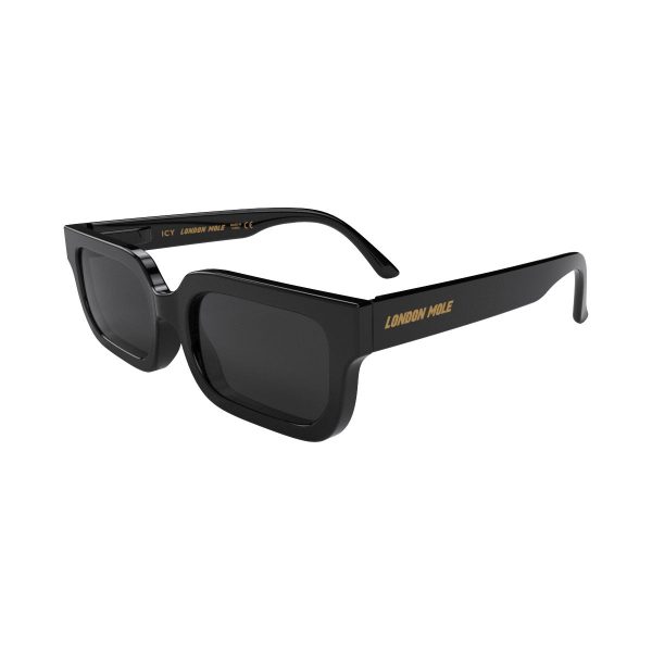 London Mole Icy Sunglasses – Black and Black