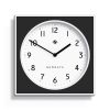 Newgate Burger & Chips Wall Clock – Black