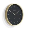 Newgate Mr Clarke Clock Pale Wood Oil Grey Dial