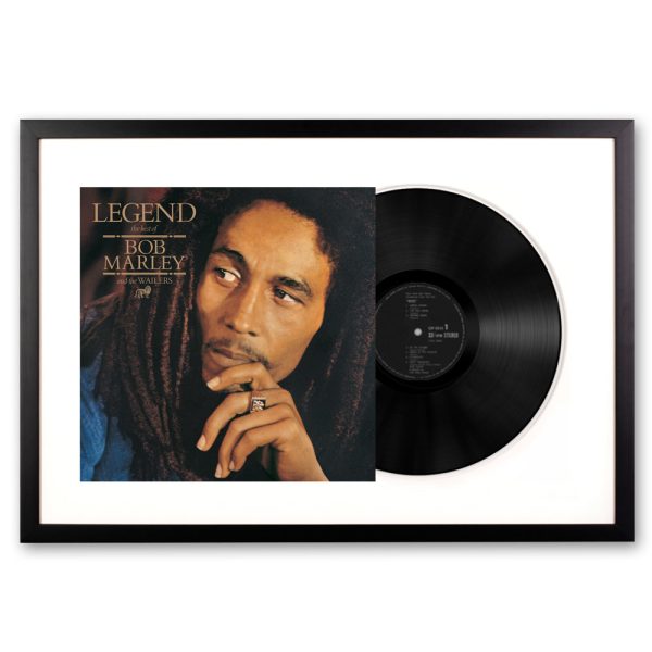 Framed Bob Marley – Legend – Vinyl Album Art