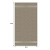 Extra Large Bath Sheet Towel 89 x 178cm – Sandstone