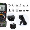 KAIWEETS Digital Multimeter TRMS 6000 Counts Voltmeter Auto-Ranging Fast Accurately Measures Voltage Current Amp Resistance Diodes Continuity Duty-Cyc