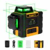 Green Laser Level 3 X 360? Rotary Self Leveling with 1 Rechargeable Battery