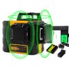 Green Laser Level 3 X 360? Rotary Self Leveling with 1 Rechargeable Battery