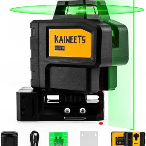 KAIWEETS KT360B Green Laser Level Self Leveling Horizontal Vertical Line Laser Level