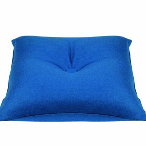 Button Petrol Blue Green Pre Filled Cushion or Chair Pad 40x40cm