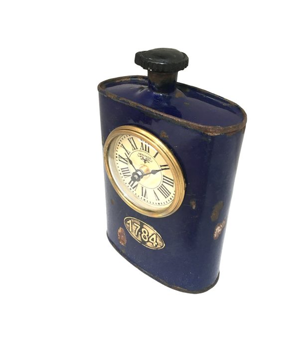 Table Clock – Old Iron Drinking Flask